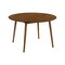 Armen Living Arcadia and Juno 48" Round Orange and Walnut Wood 5 Piece Dining Set SETARDI5JNWAOR48 - alternate 9